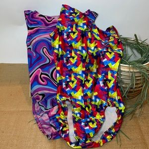 Lot of Gymnastics practice leotard